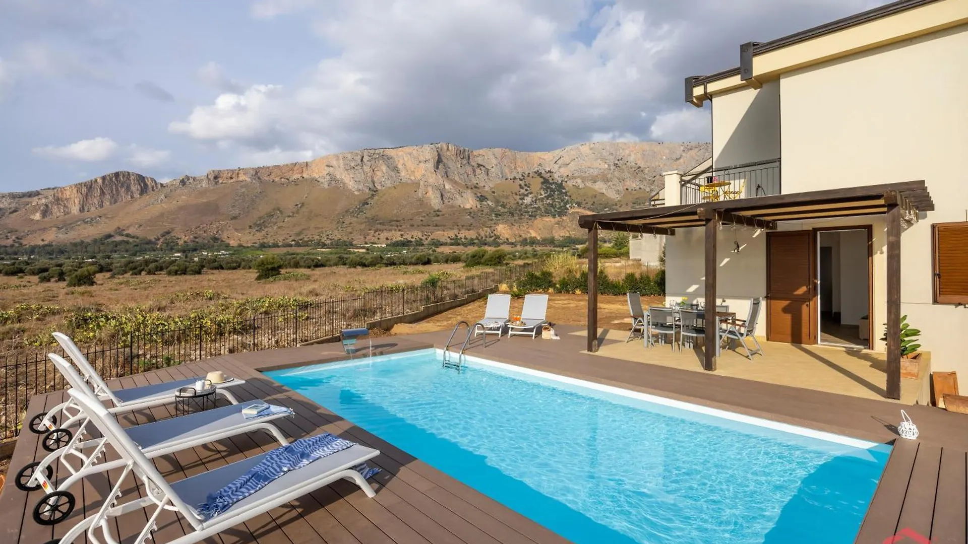 Villa With Sea View Private Pool Terrasini Italy