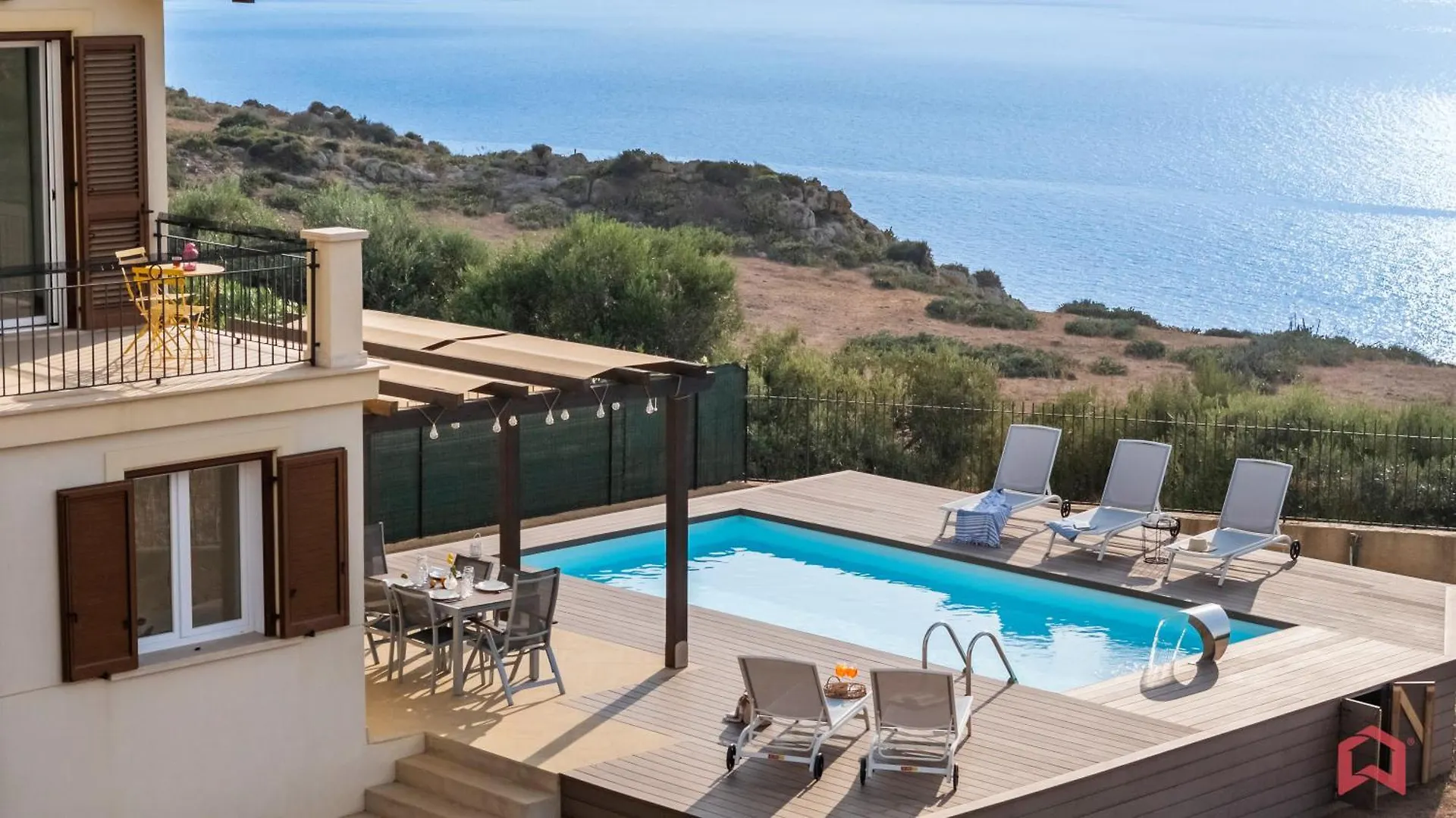 Villa With Sea View Private Pool Terrasini