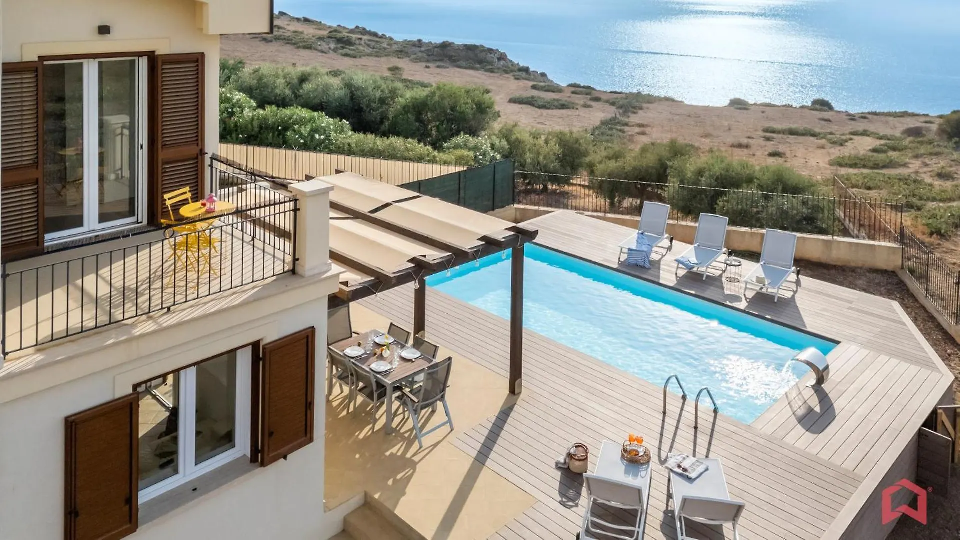 Villa With Sea View Private Pool Terrasini